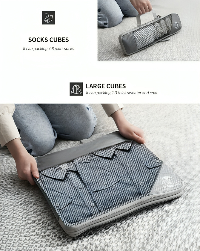 Compression Packing Cubes